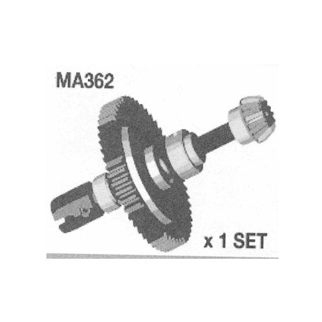 JEU D'ARBRES DE DIFFÉRENTIEL ARRIÈRE MA362 AM10SC