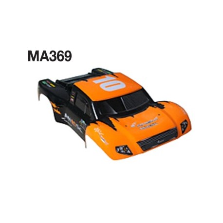 MA369 BODY SHORT COURSE AM10SC ORANGE / NOIR