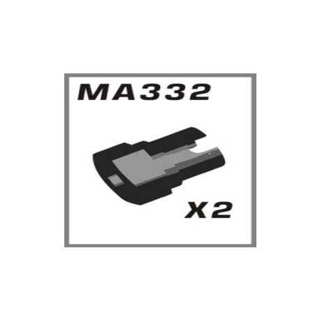 PORTE ROUE MA332 ALUMINIUM AM10SC